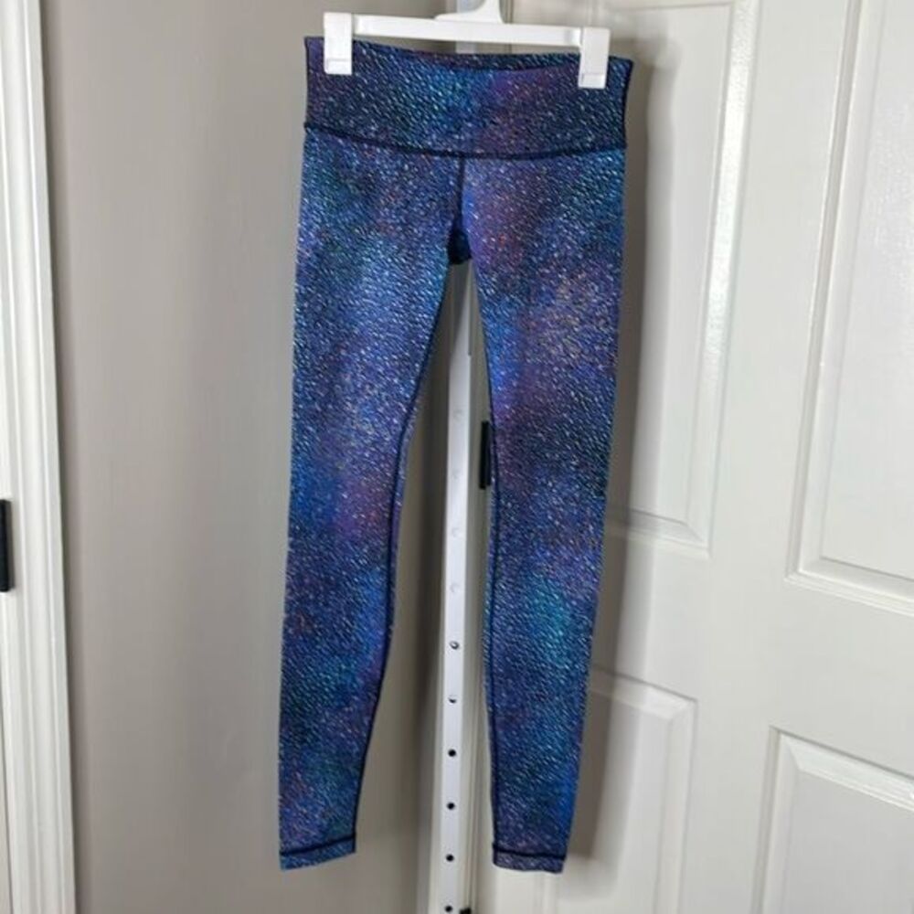 Lululemon Wunder Under Pant 31” Luxtreme sz 6 Strive Multi Black Full Length